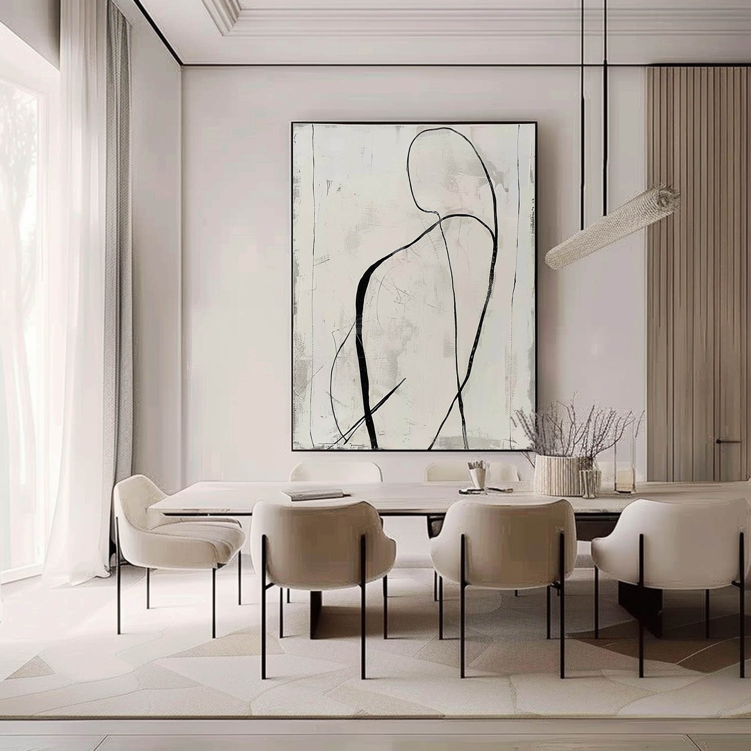 Contemporary Minimalist Art MA109 - Neutralighting