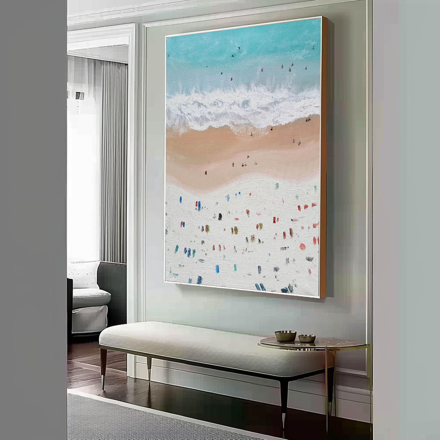 Plaster Art Texture Painting SG265 - Neutralighting