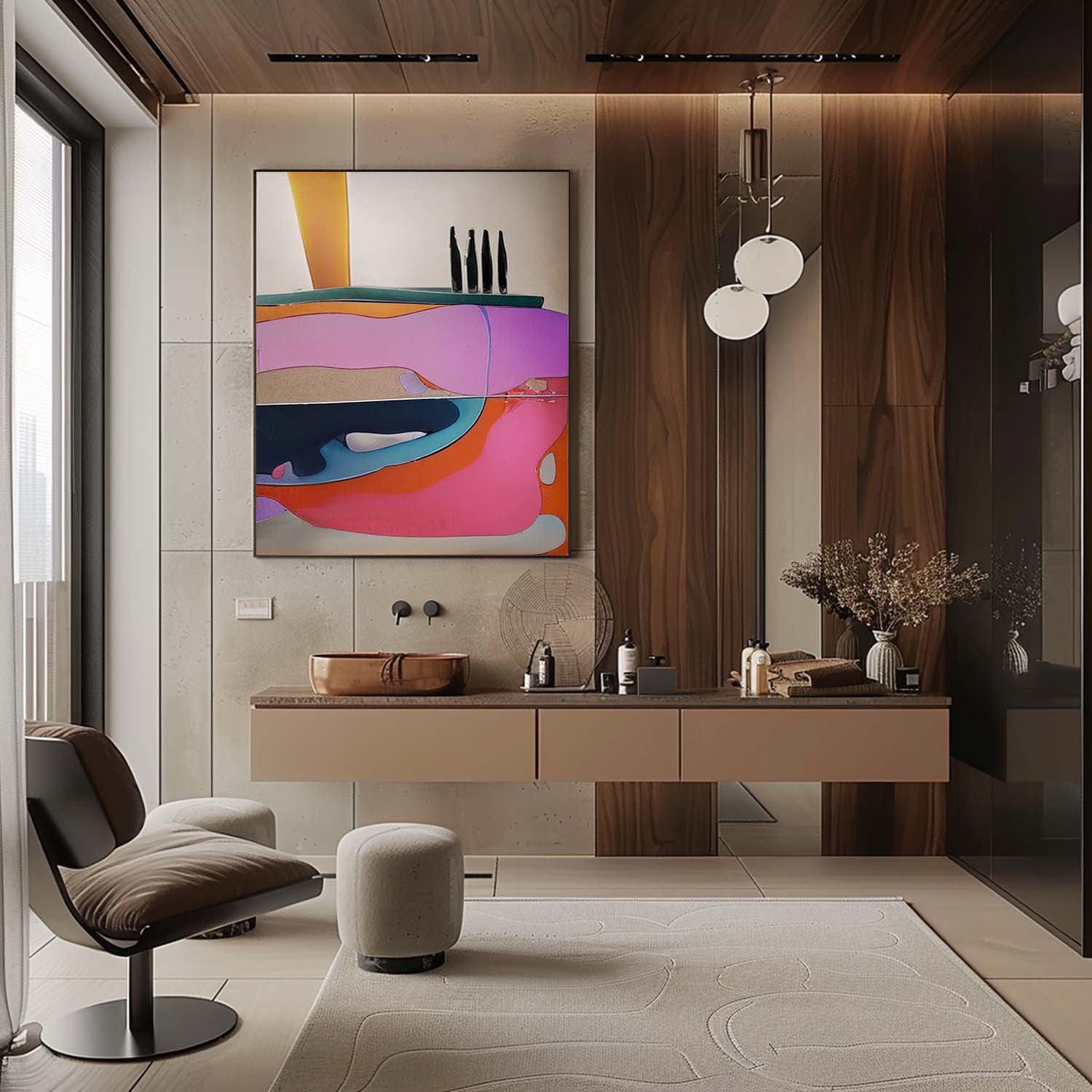 Mirevo Colorful Wall Art