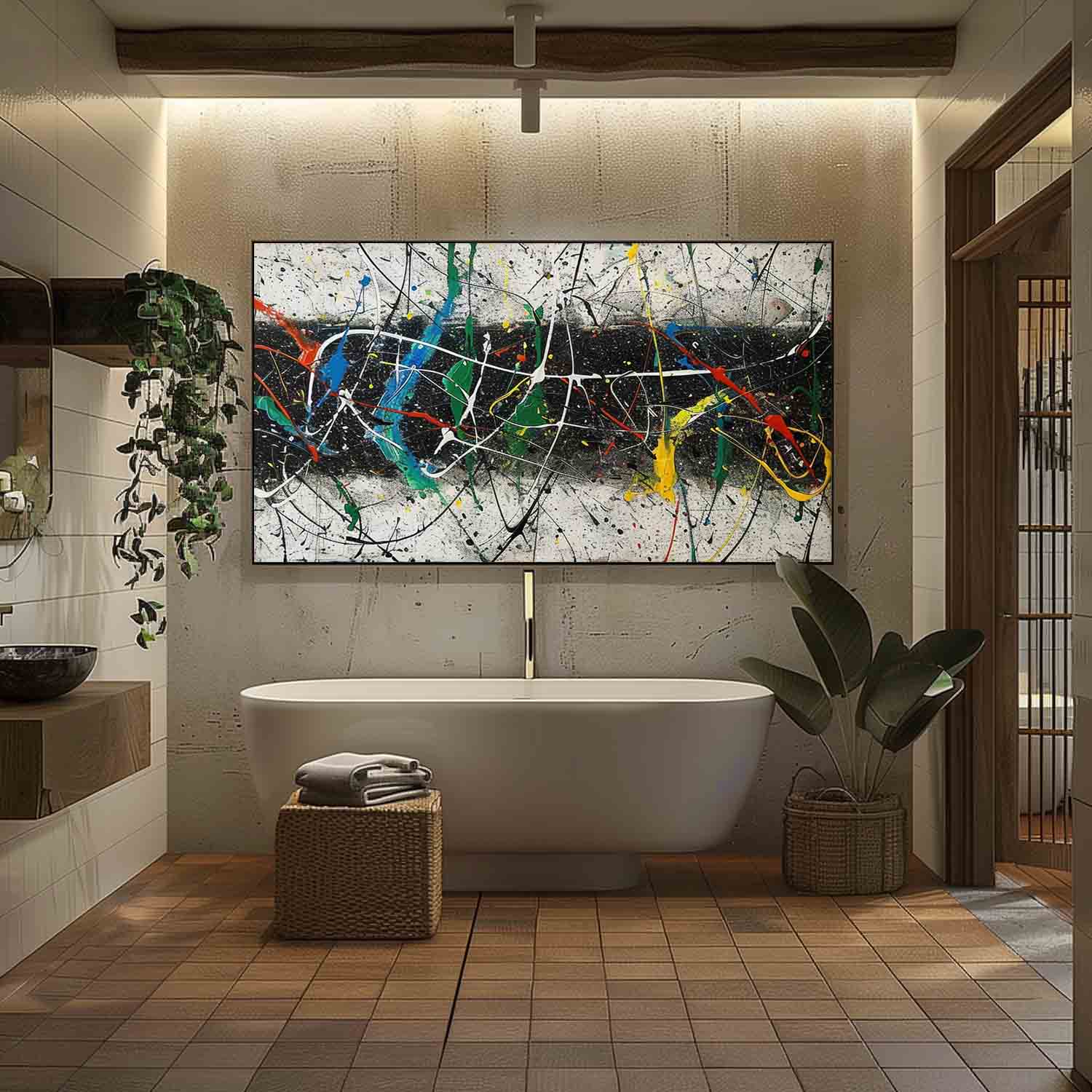 Abstract Expressionist Art AEA031 - Neutralighting
