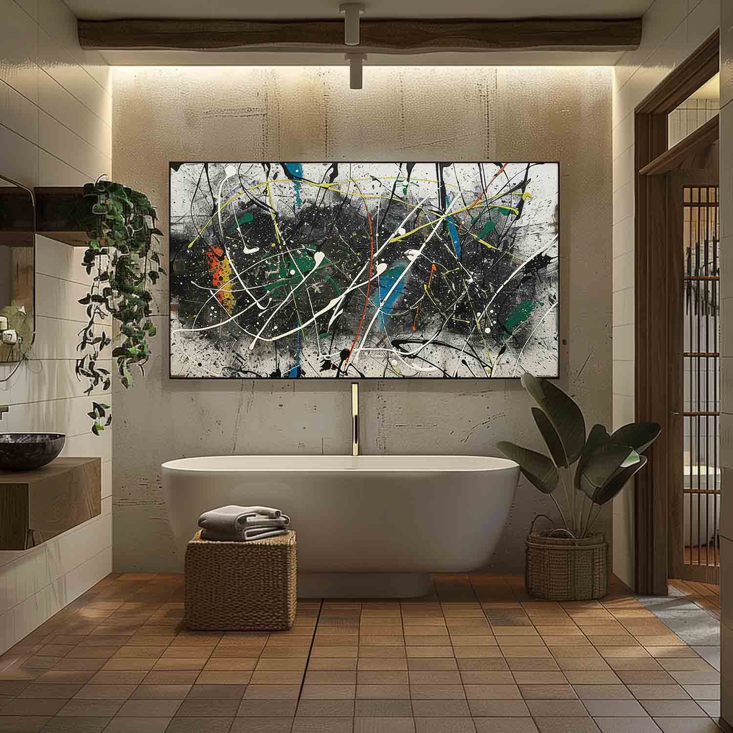 Abstract Expressionist Art AEA027 - Neutralighting