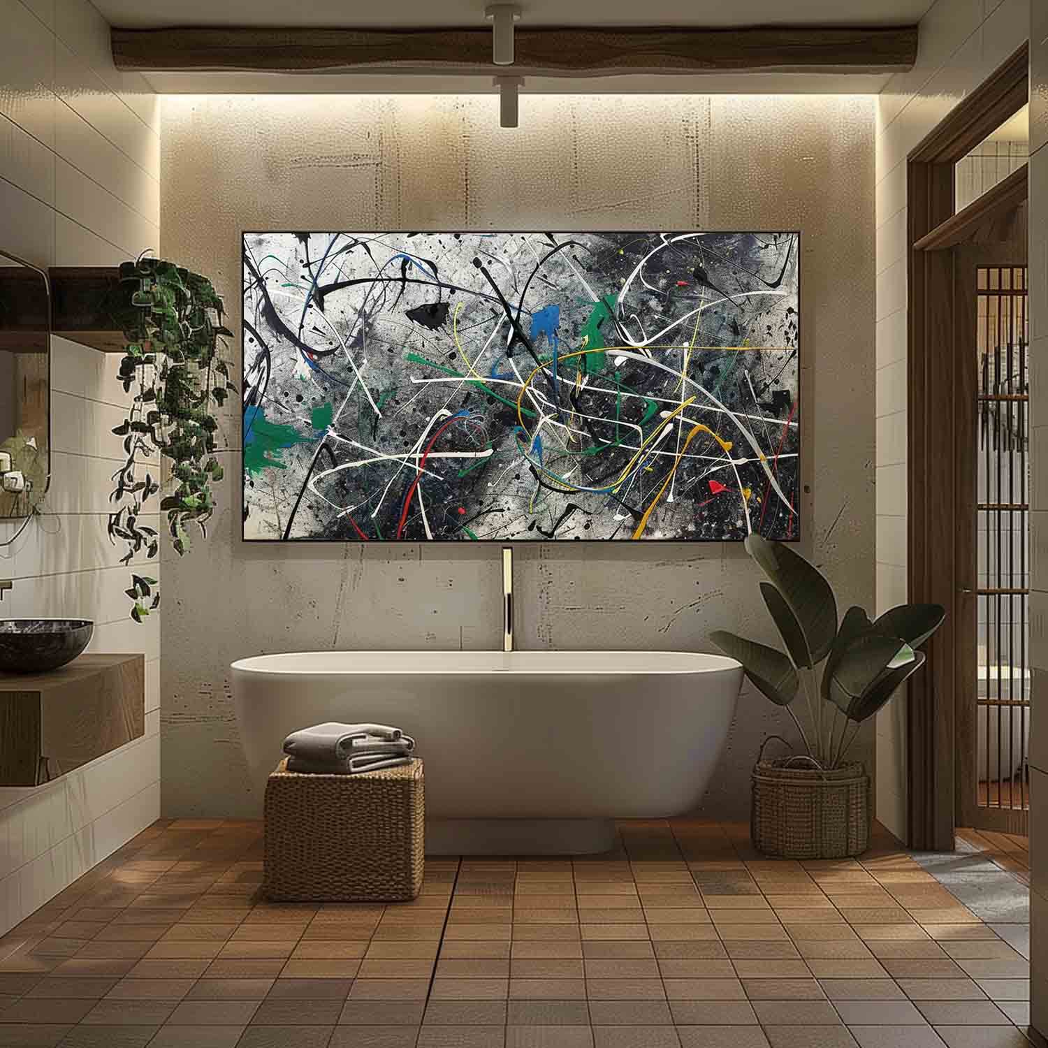 Abstract Expressionist Art AEA028 - Neutralighting