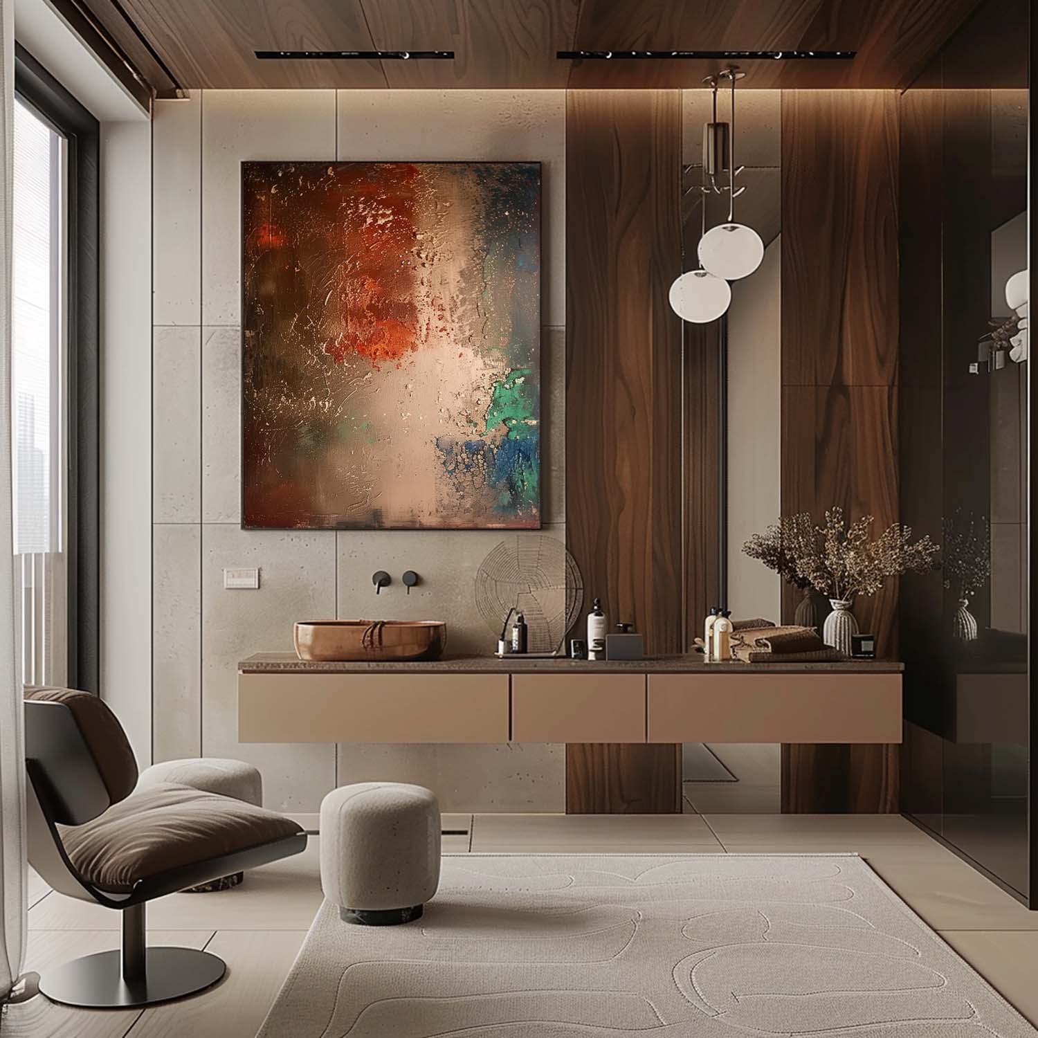 Wabi-Sabi Wall Art #TX322 - Neutralighting