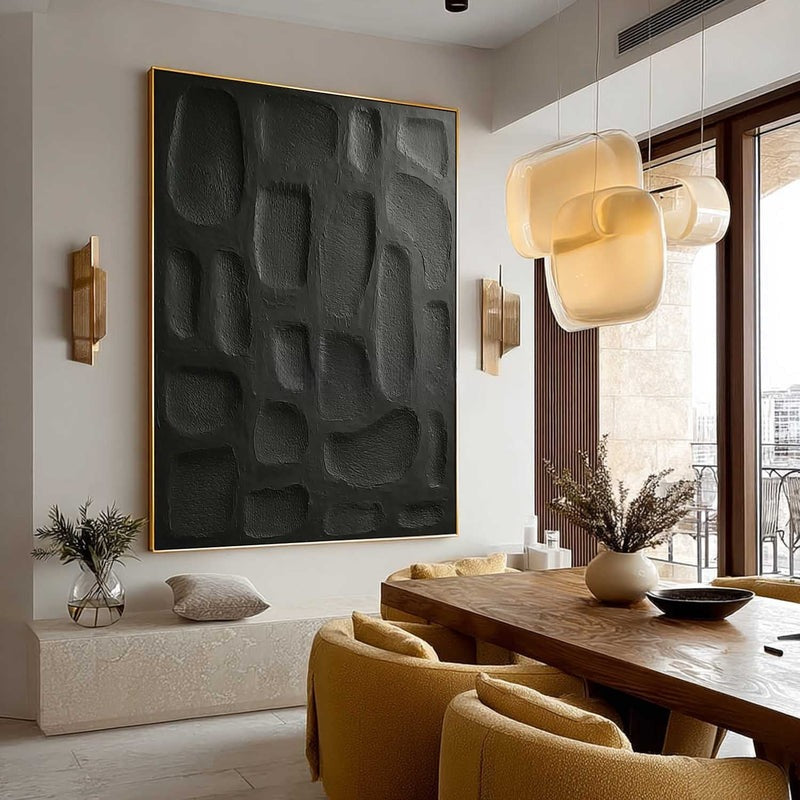 Wall Art Abstract Stone Texture Painting