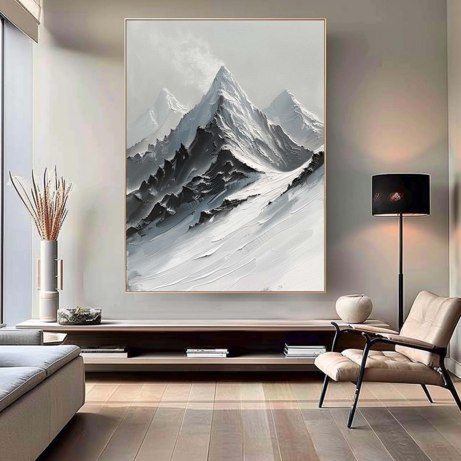 Wall Art Majestic Snow Capped Mountain