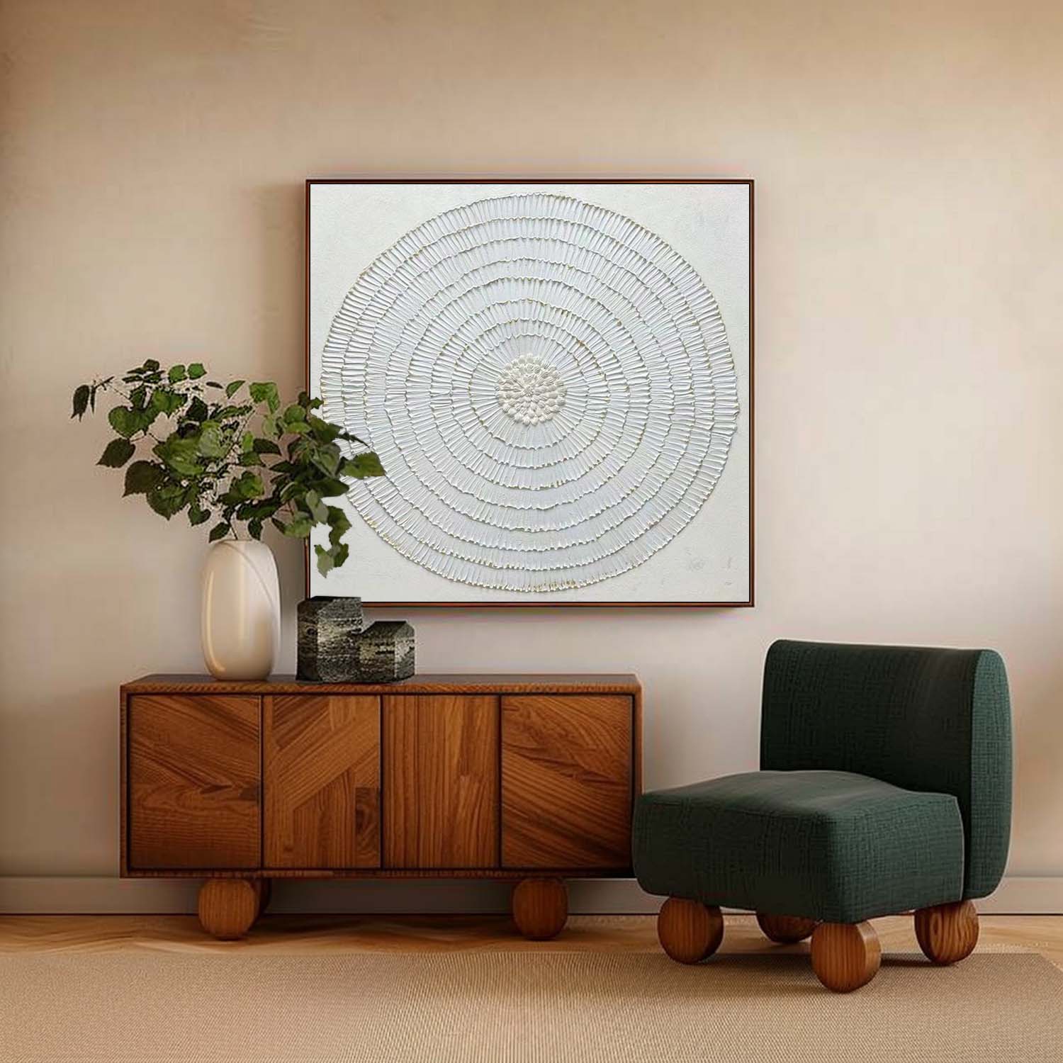 Plaster Art Texture Painting SG362 - Neutralighting
