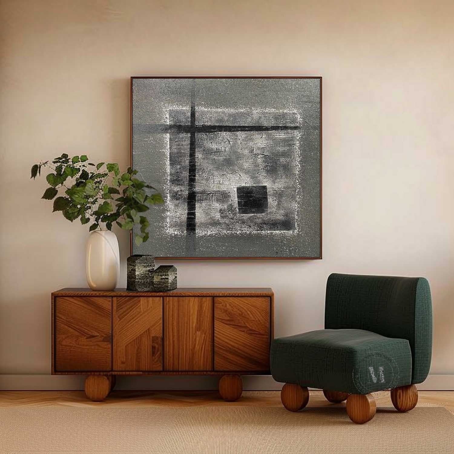 Wall Art Square Minimalist Geometric