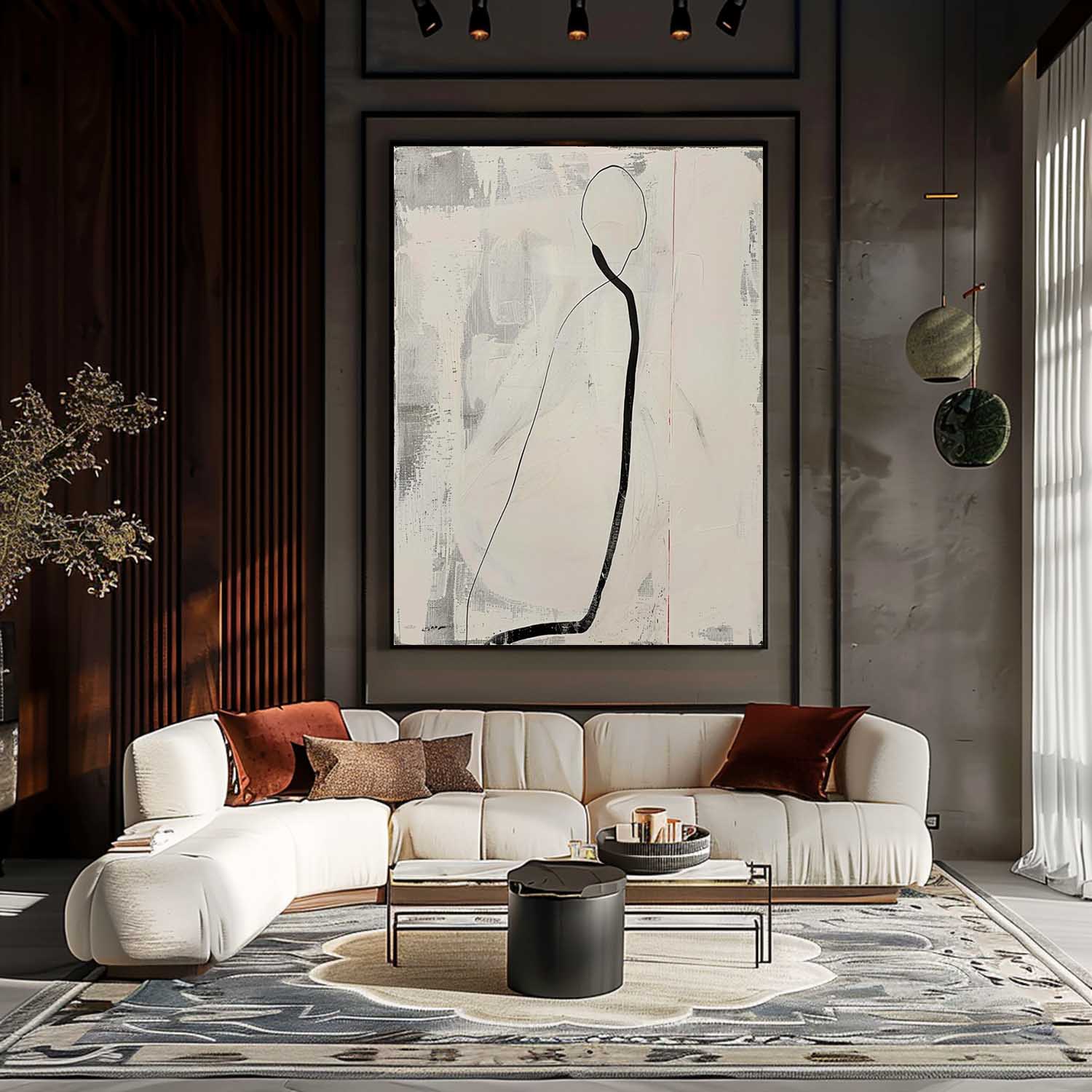 Contemporary Minimalist Art MA107 - Neutralighting
