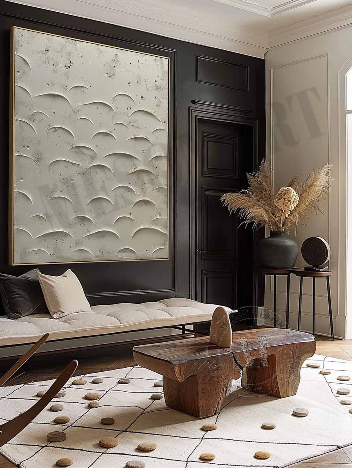 Plaster Art Texture Painting SG346 - Neutralighting