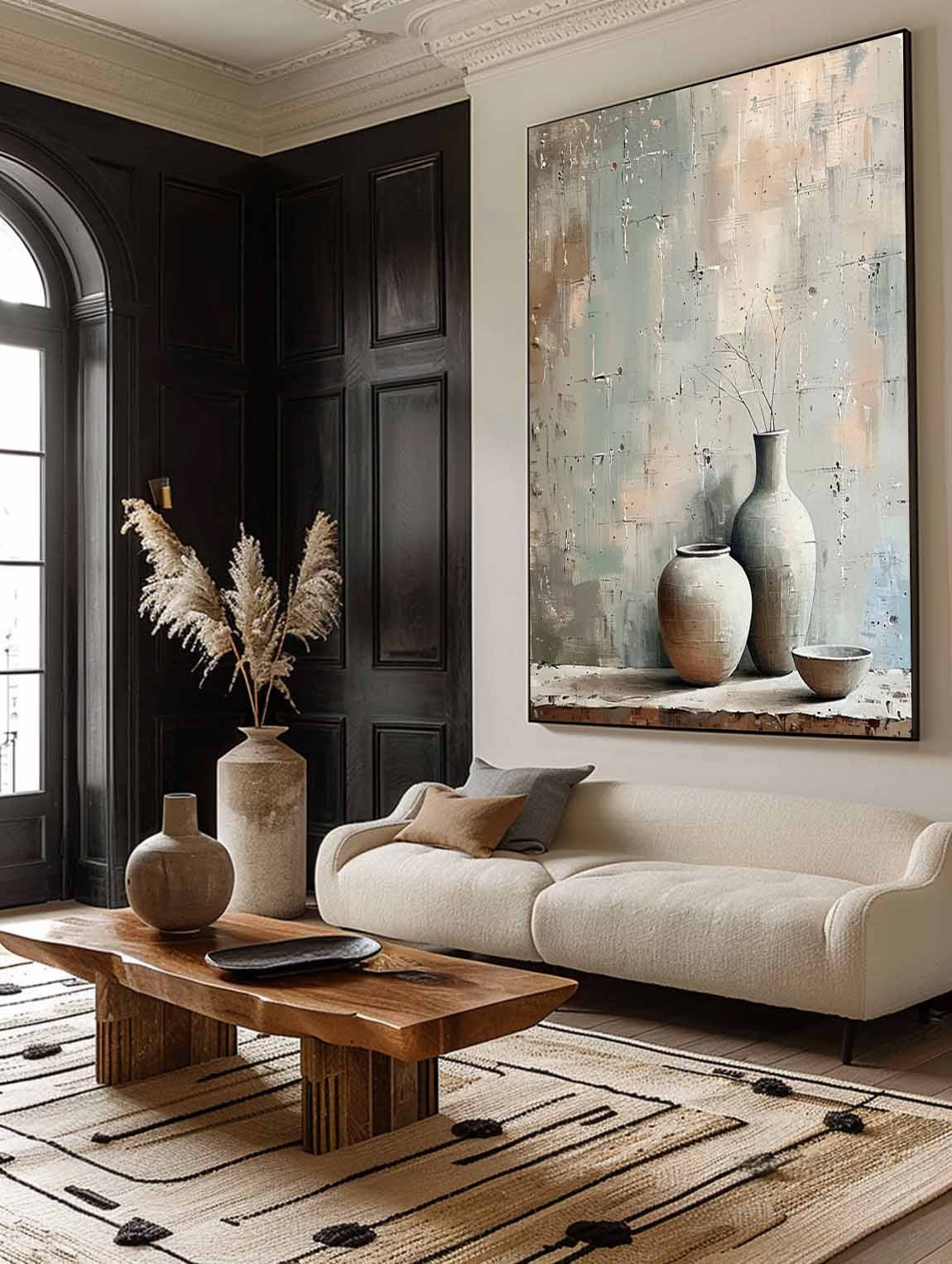 Wall Art Wabi Sabi Ceramic Trio Still Life