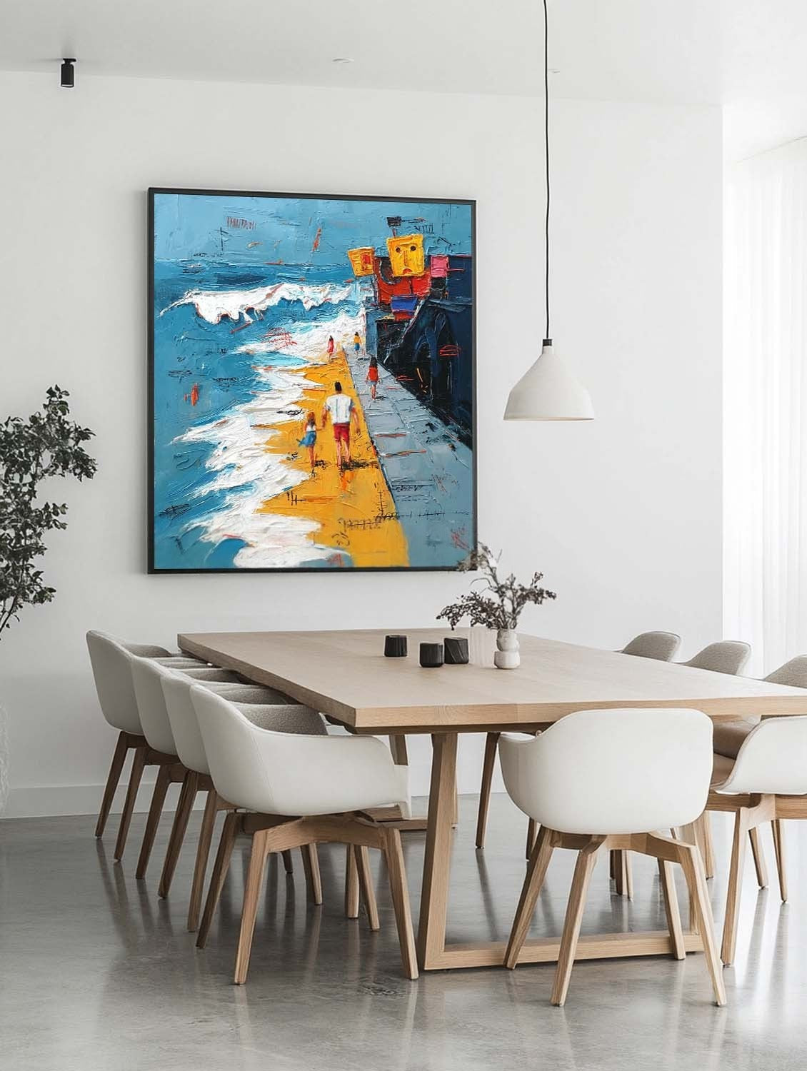 Wall Art Whimsical Plaster Beach