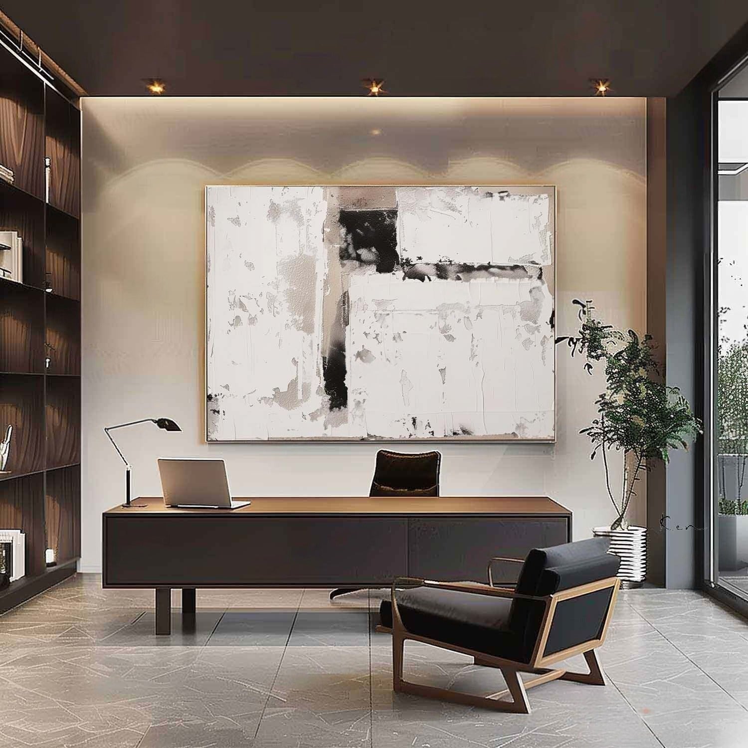 Wall Art Minimalist Monochrome