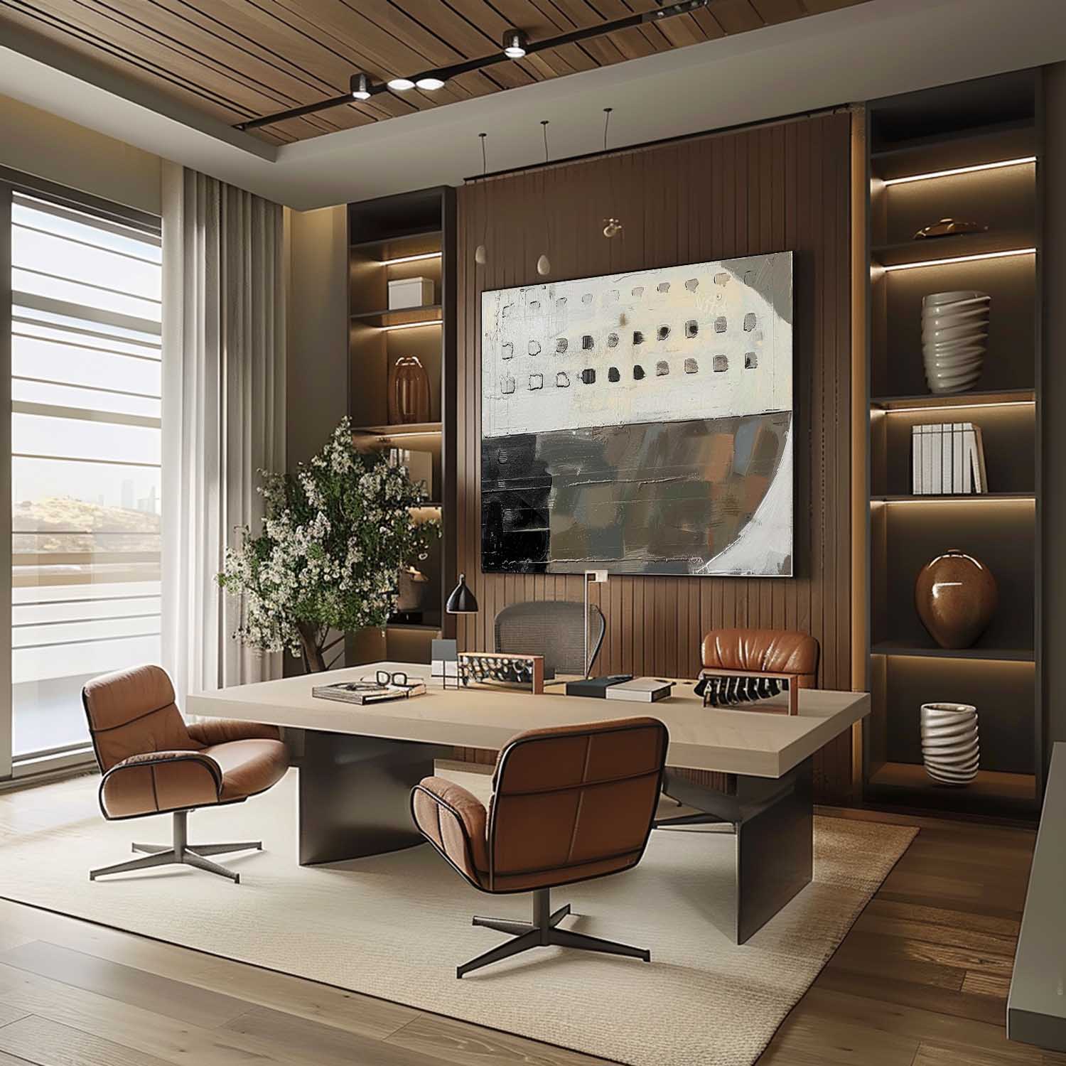 Wabi-Sabi Wall Art #TX347 - Neutralighting