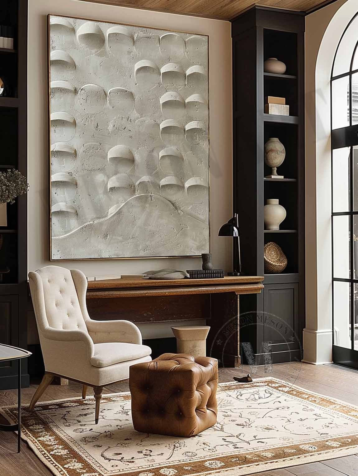Plaster Art Texture Painting SG347 - Neutralighting