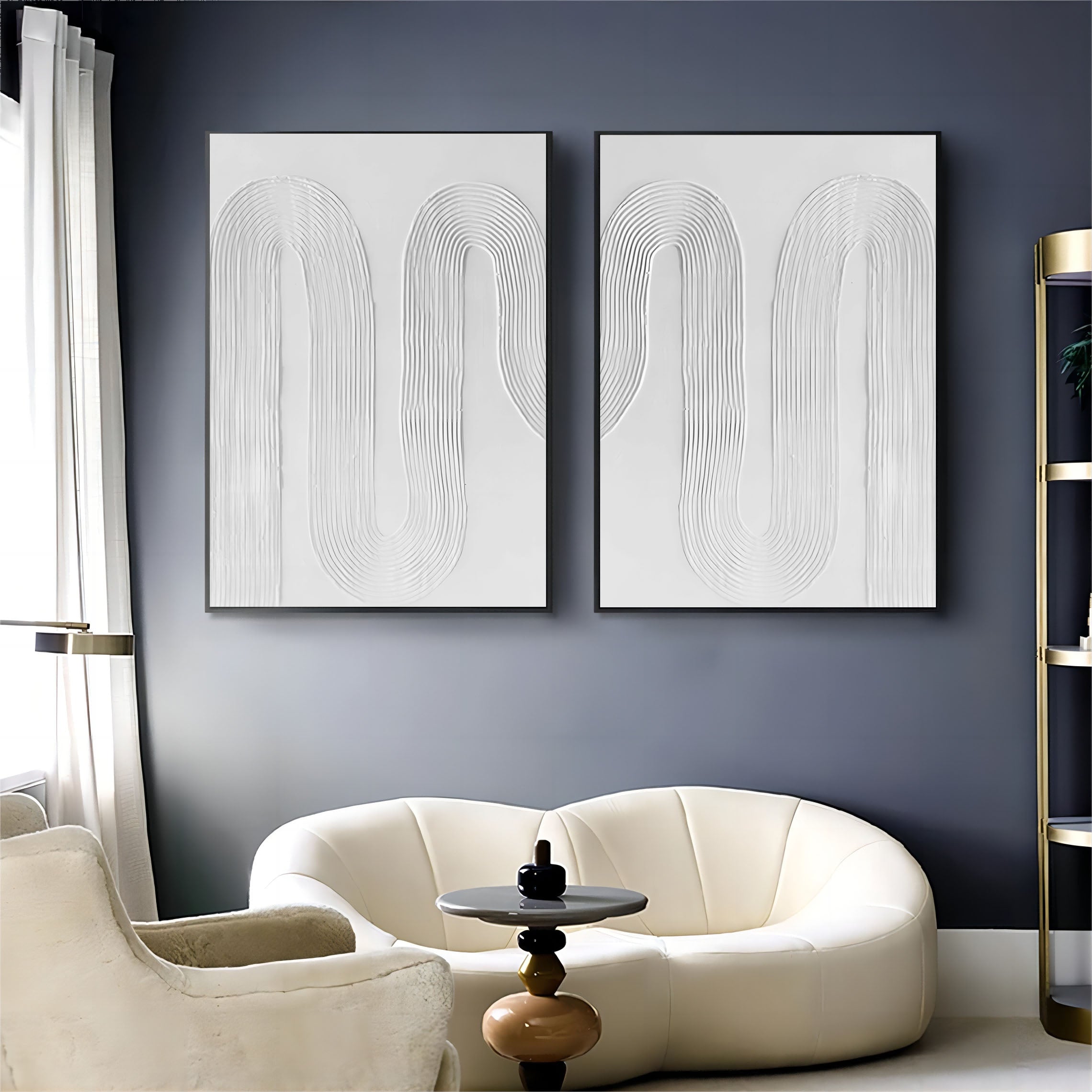 Abstract Painting Set Of 2 SP043 - Neutralighting