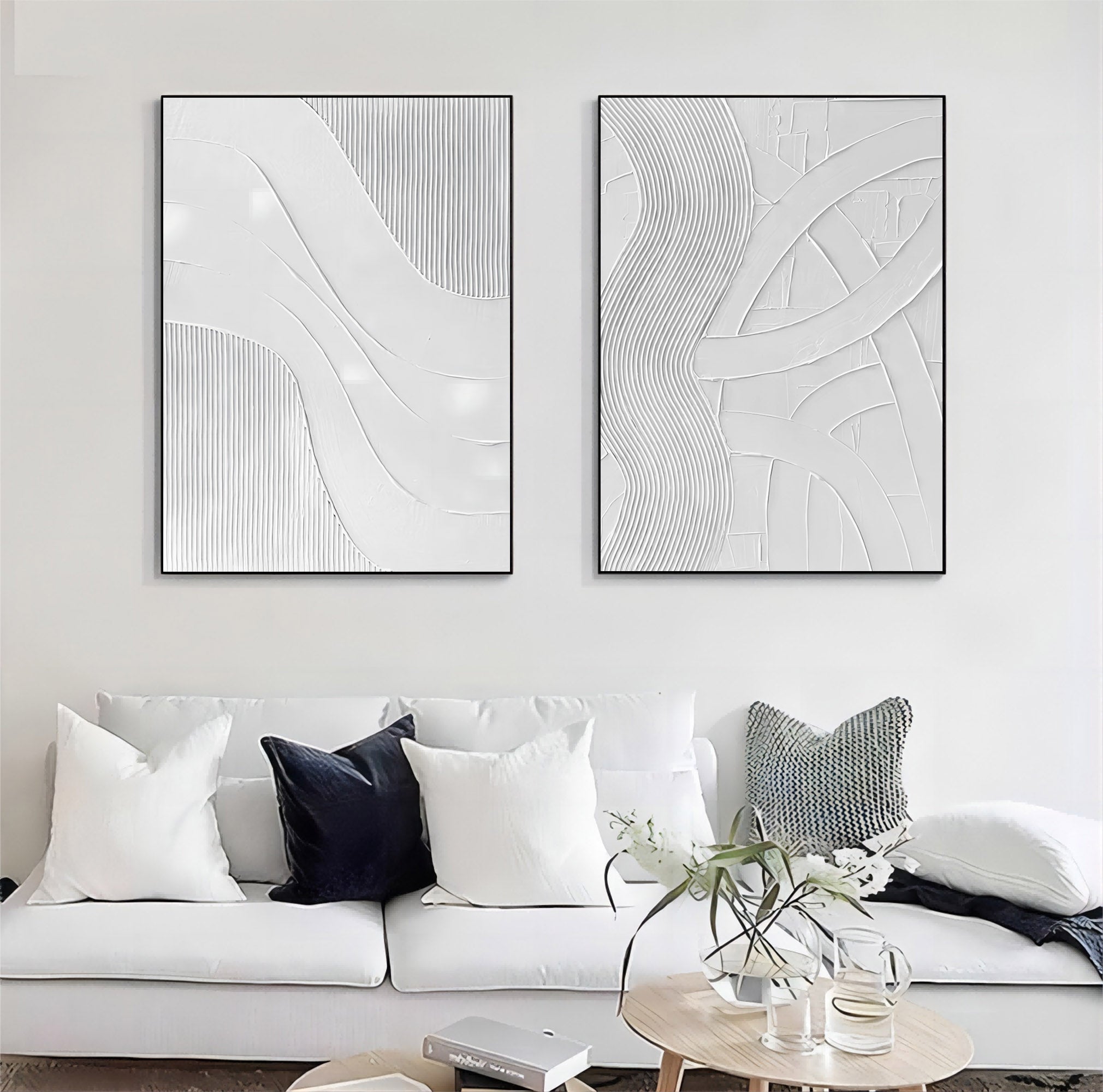 Abstract Painting Set Of 2 SP044 - Neutralighting