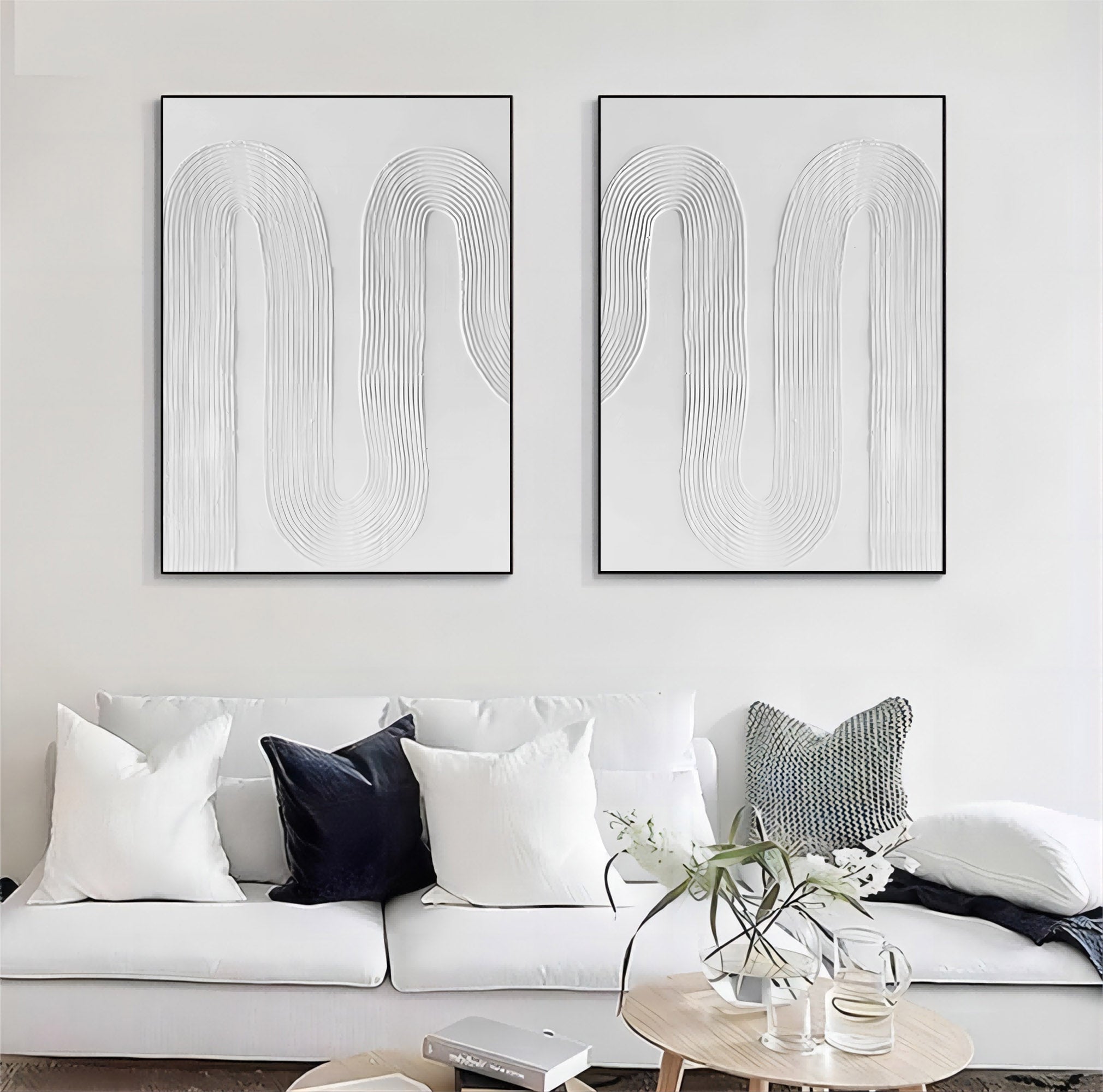 Abstract Painting Set Of 2 SP043 - Neutralighting