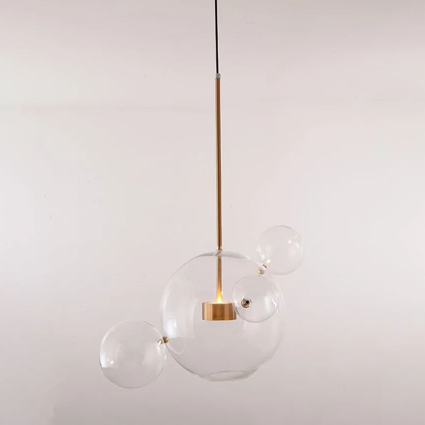 Valentina Modern Bubble Cluster Pendant Light Gold