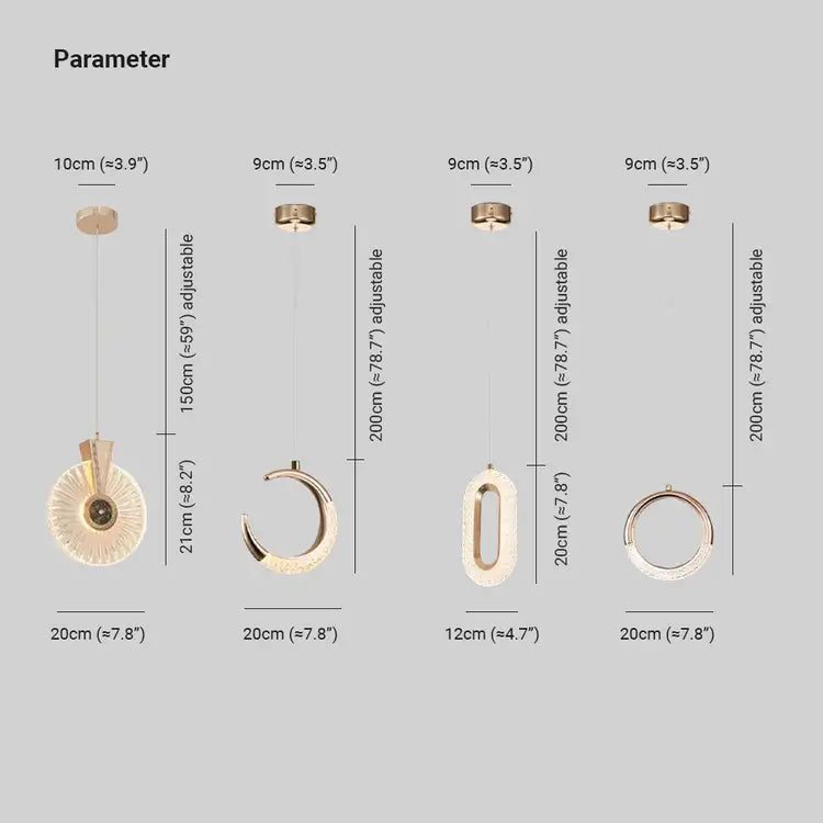 Kristy Creative Art Pendant Light, 4 Style - Neutralighting