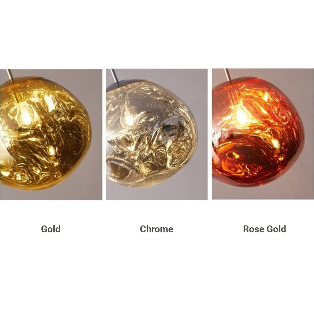 Arisha Modern Globe Lava 3 Pendant Light Fixture - Neutralighting