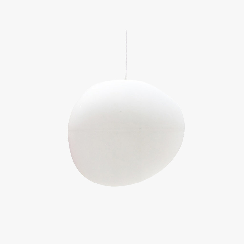 Elun Sleek Minimalist Floating Egg-shaped Glass Pendant Light - Neutralighting