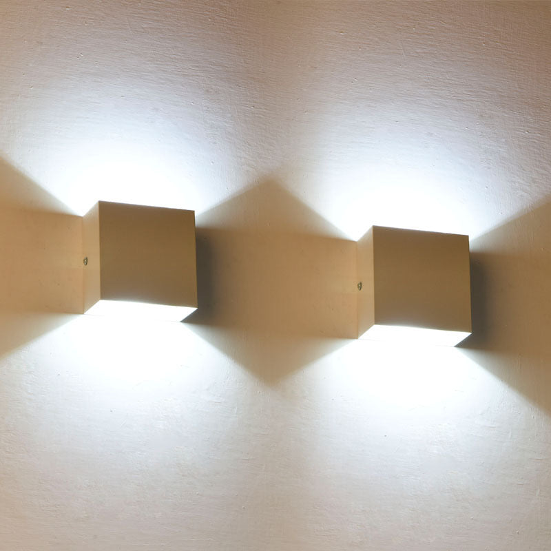 Nexu Modern Adjustable Square Outdoor Wall Lamp LED - Neutralighting