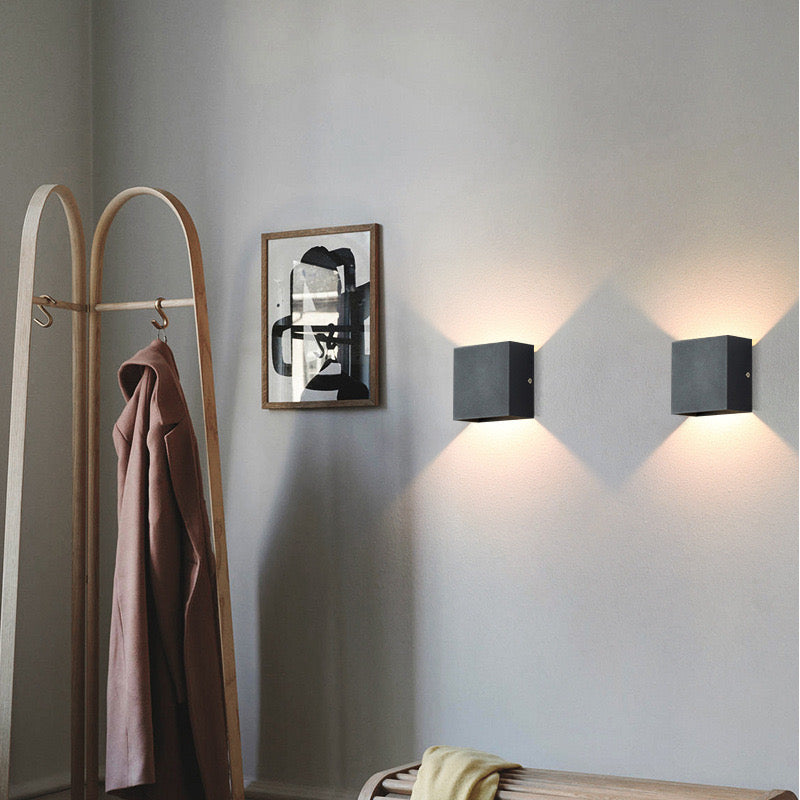 Nexu Modern Adjustable Square Outdoor Wall Lamp LED - Neutralighting