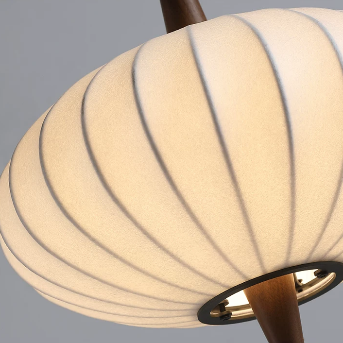 Mira Artificial Paper & Wood Floor Lamp - Neutralighting