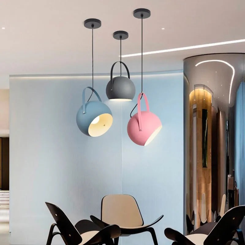 Aira Colorful Art Deco Pendant Light, Spherical, Bedroom - Neutralighting