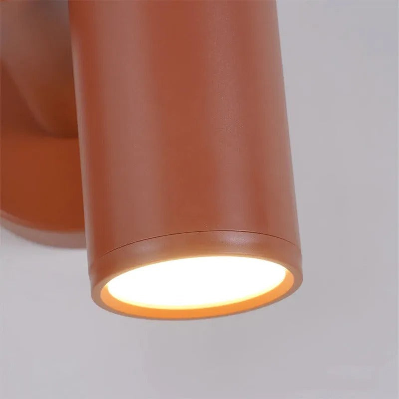 Arisha Wall Lamp U-shaped Design LED Metal, Black/Blue/Gray/Red, Bedroom - Neutralighting