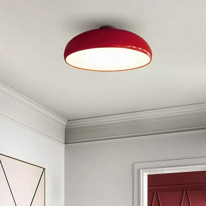 Valentina Vintage LED Flush Mount Ceiling Light Metal Bedroom/Living Room - Neutralighting