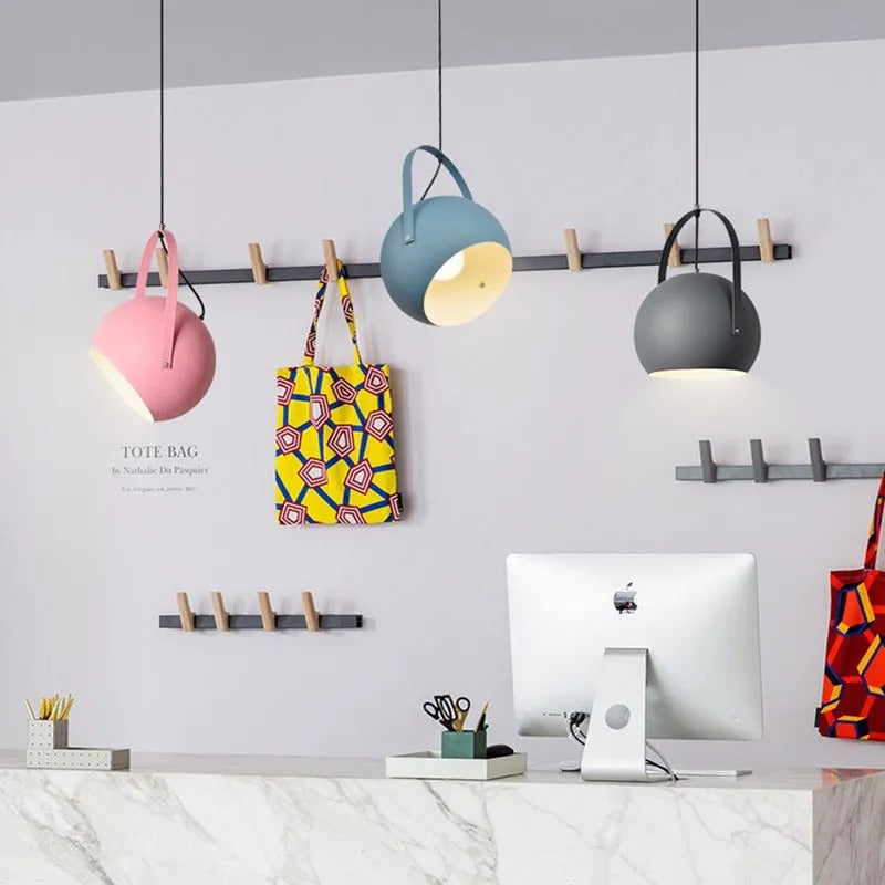 Aira Colorful Art Deco Pendant Light, Spherical, Bedroom - Neutralighting