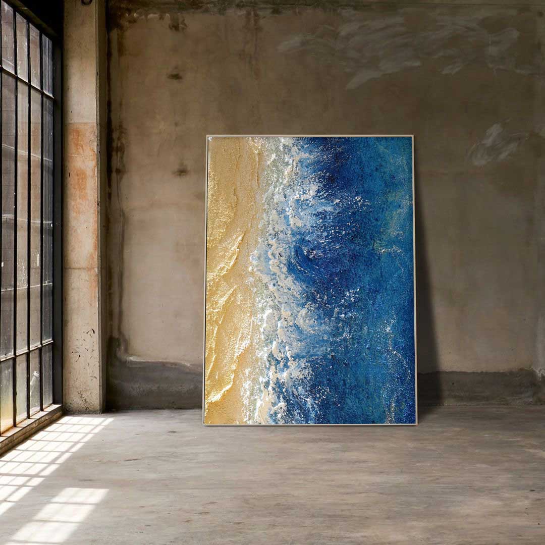 Wall Art Aerial Ocean Shoreline Seascape