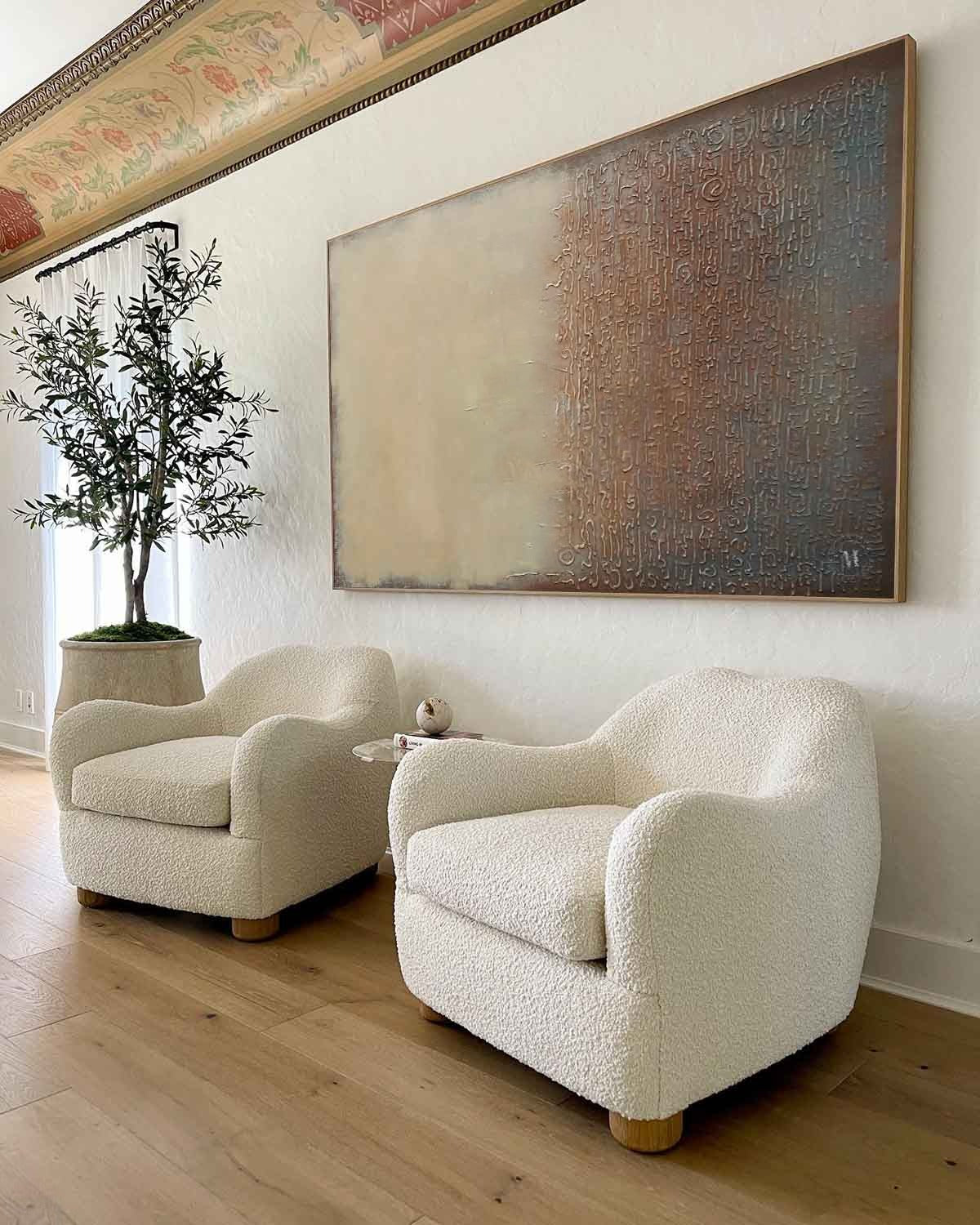 Wall Art Horizontal Texture Painting