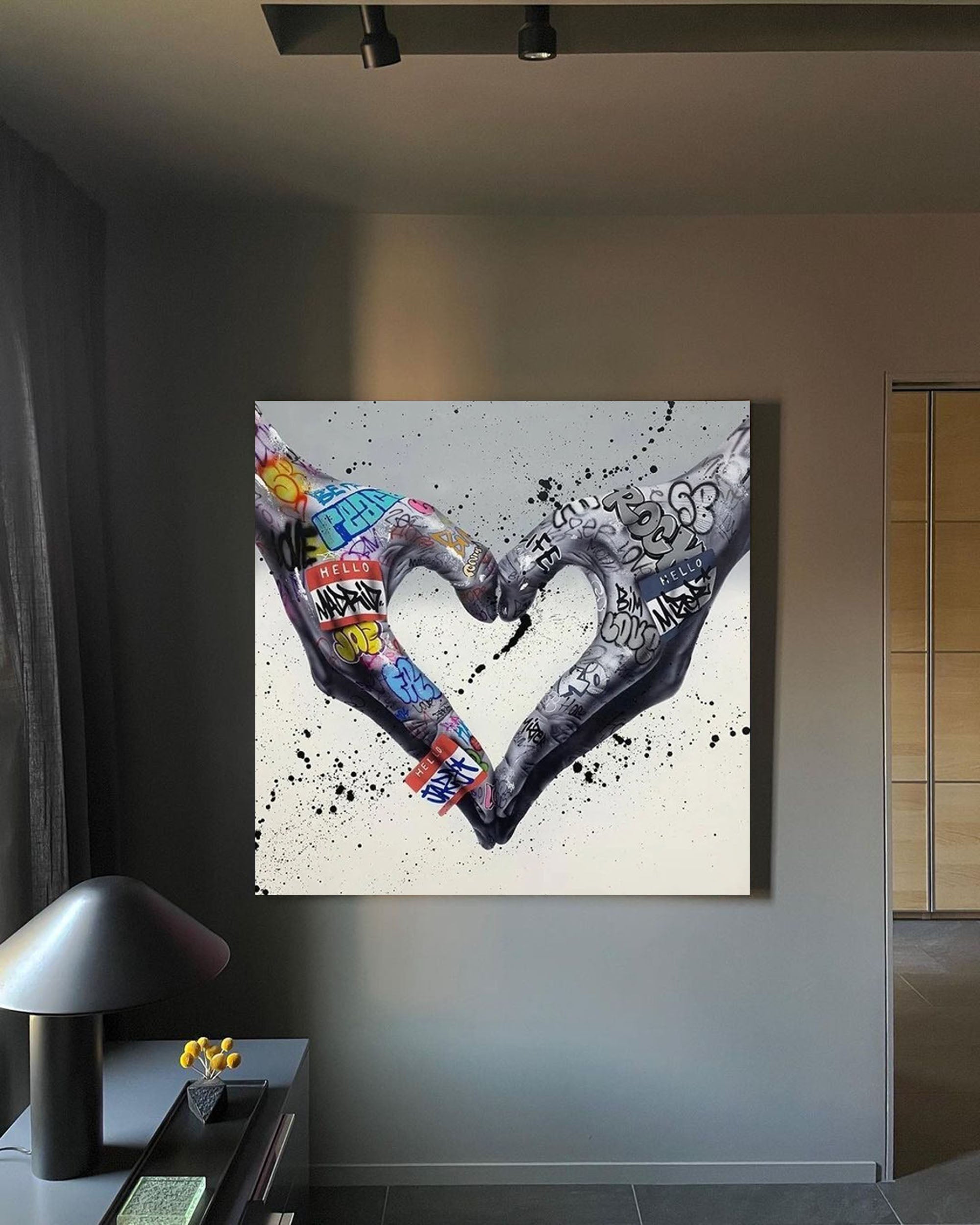Gesture Heart Graffiti Art GA003 - Neutralighting