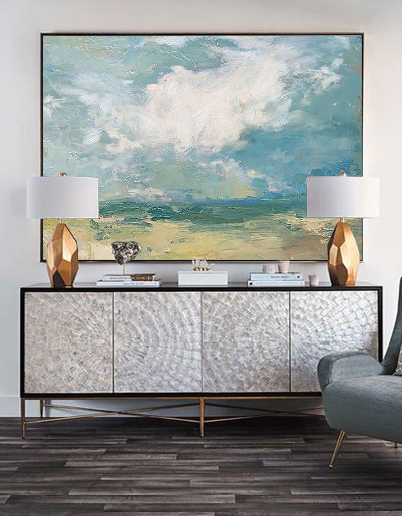 Large Sky And Sea Painting ABSH05 - Neutralighting
