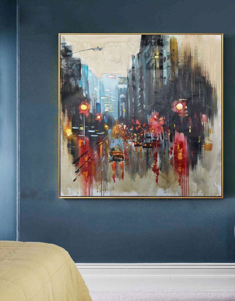 Large Urban Night scene Art URS02 - Neutralighting