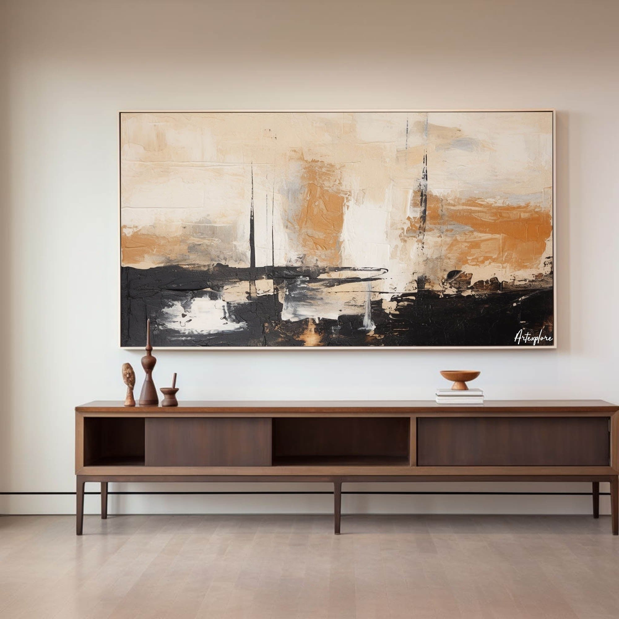 Wall Art Vintage Industrial Skyline