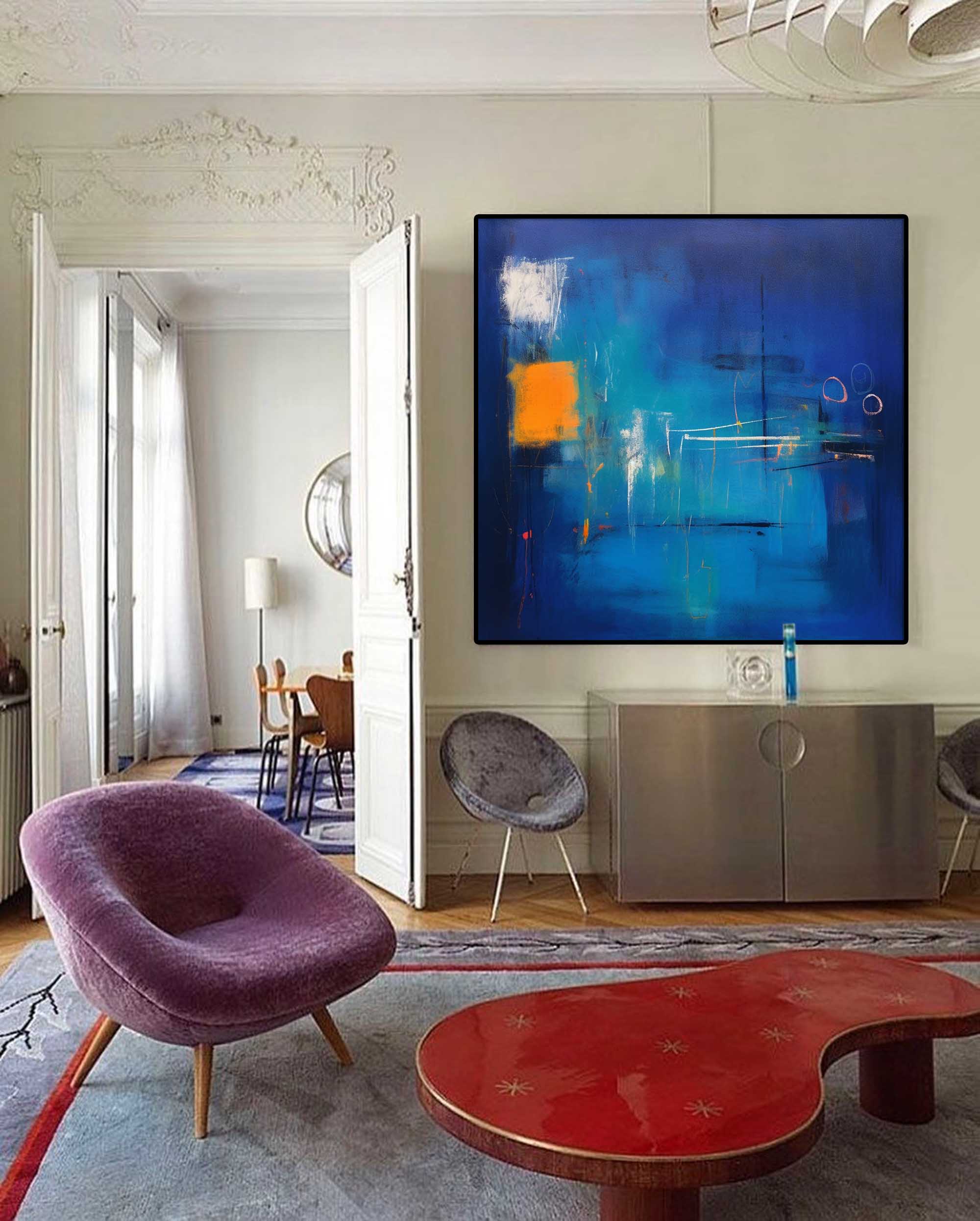 Abstract Canvas Art AB207 - Neutralighting