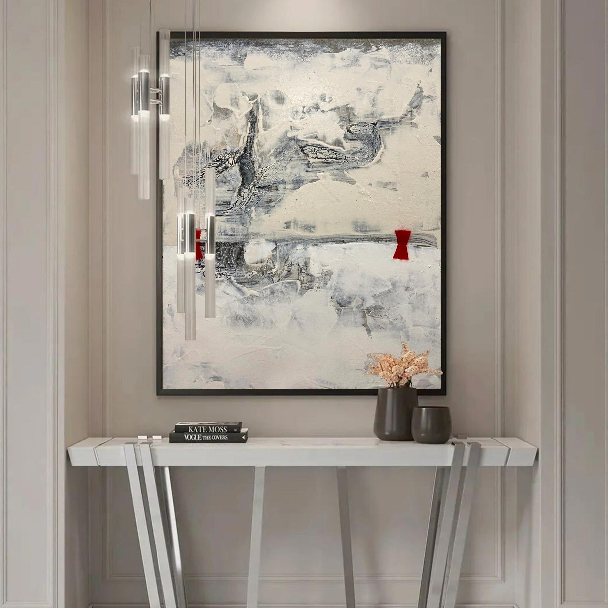 Beige Abstract Painting ABAV175 - Neutralighting
