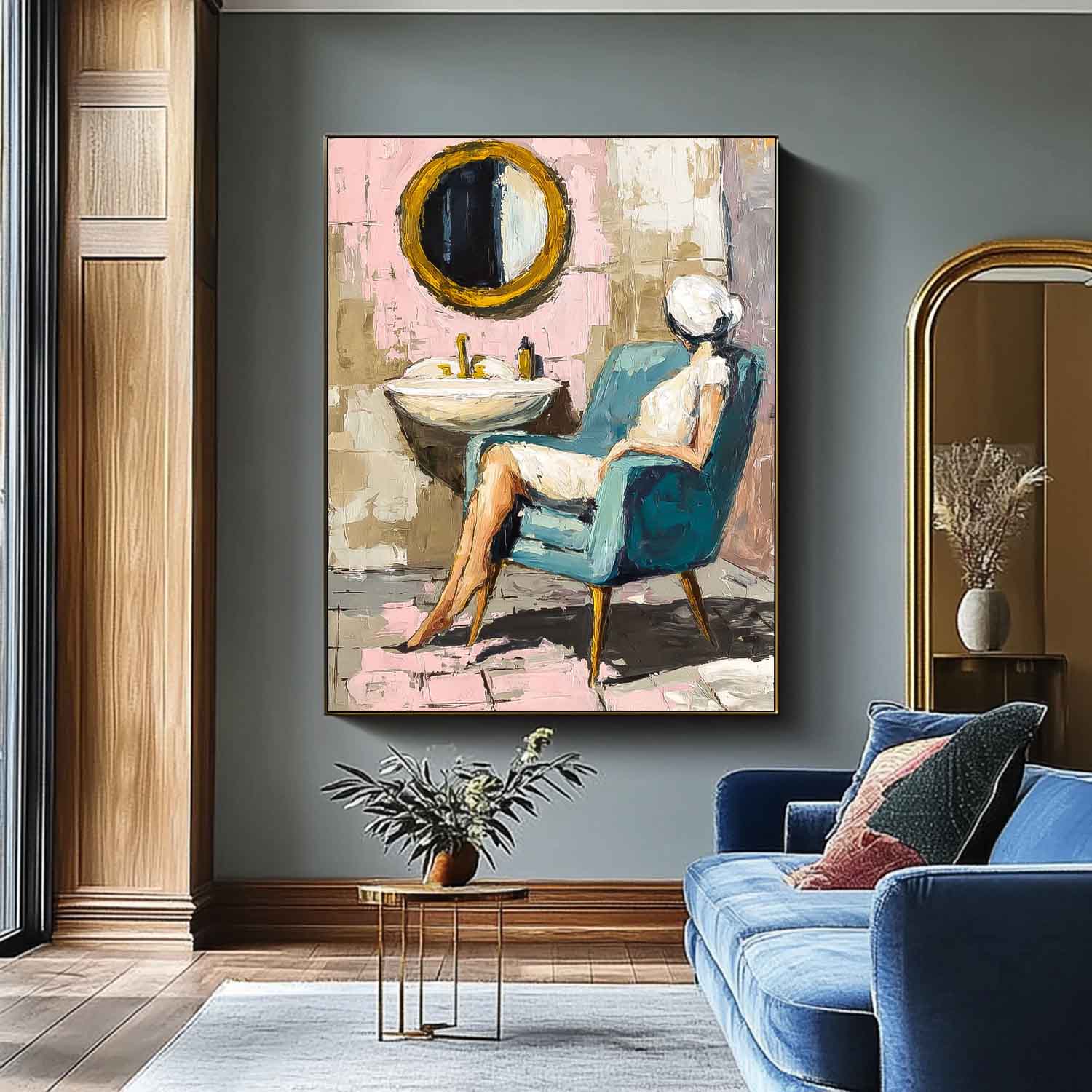 Wall Art People Maximalist Lyrical Abstract