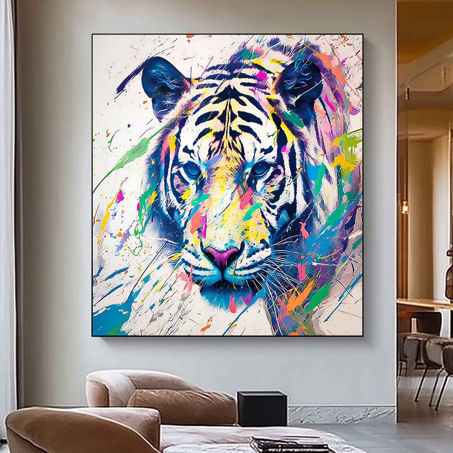 Wall Art Animal Abstract Dopamine Contemporary