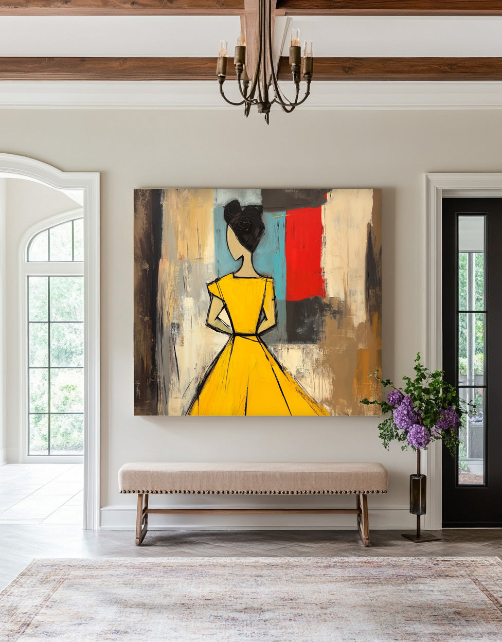 Wall Art People Modern Geometric Cubism Avant