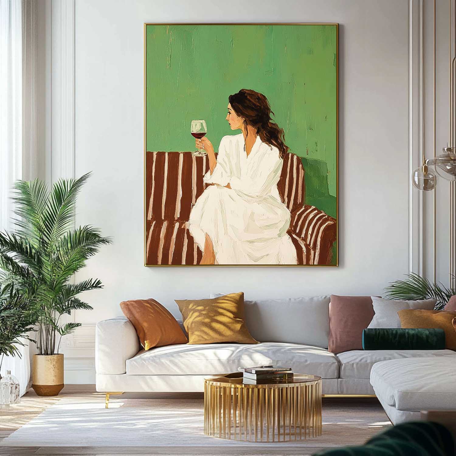 Wall Art People Sophisticated Serene Interior