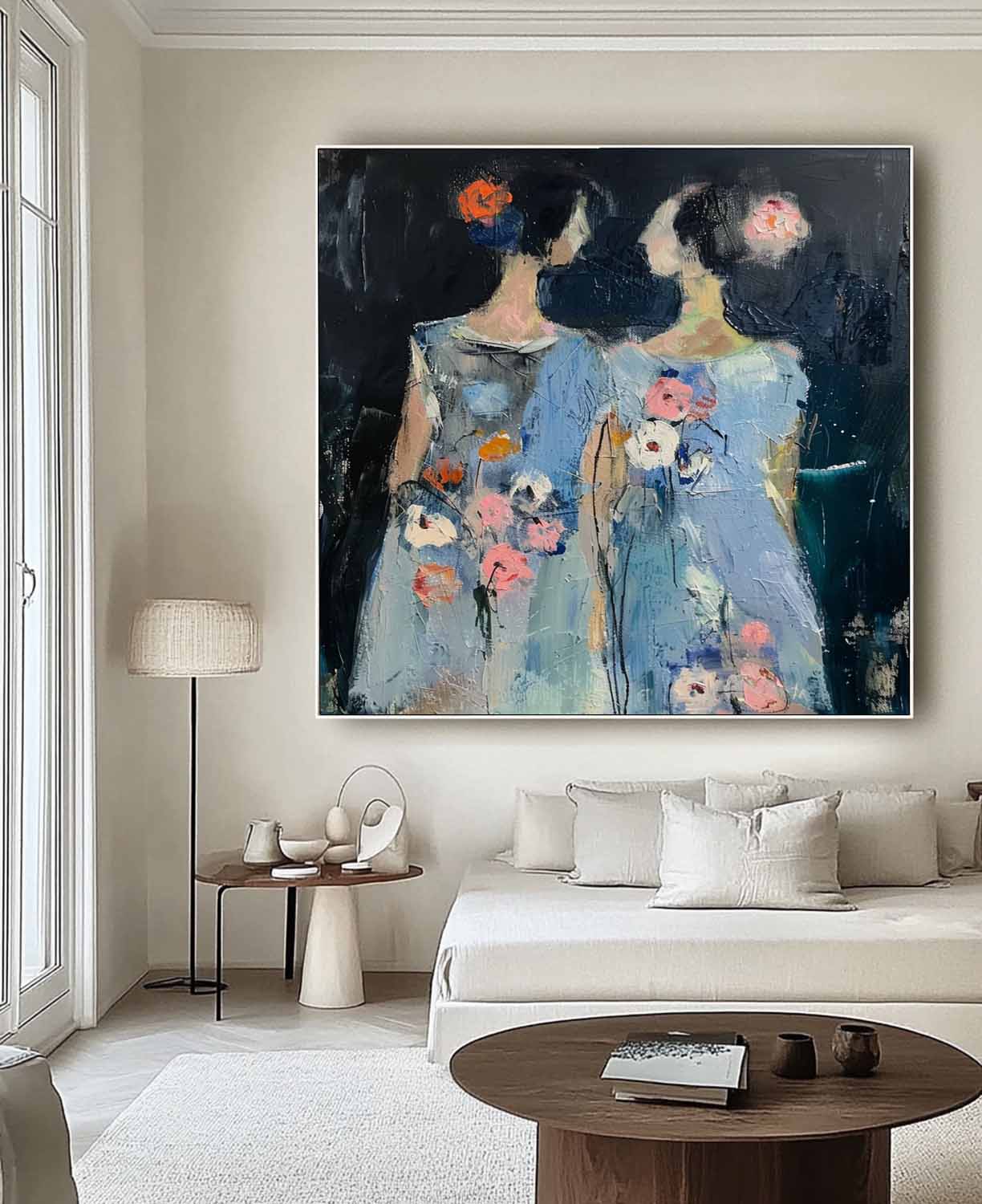 Wall Art People Calm Contemplative Contemporary