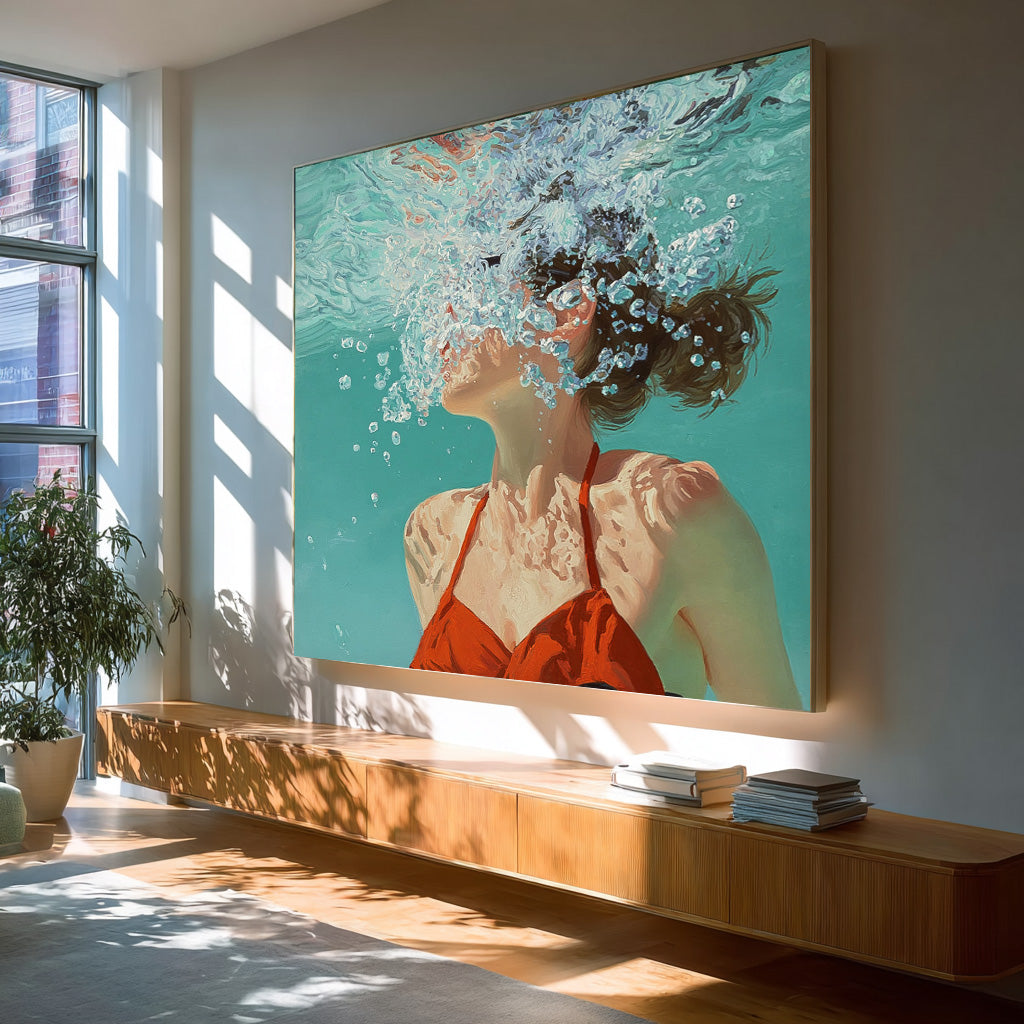Wall Art People Freeing Energetic Summer