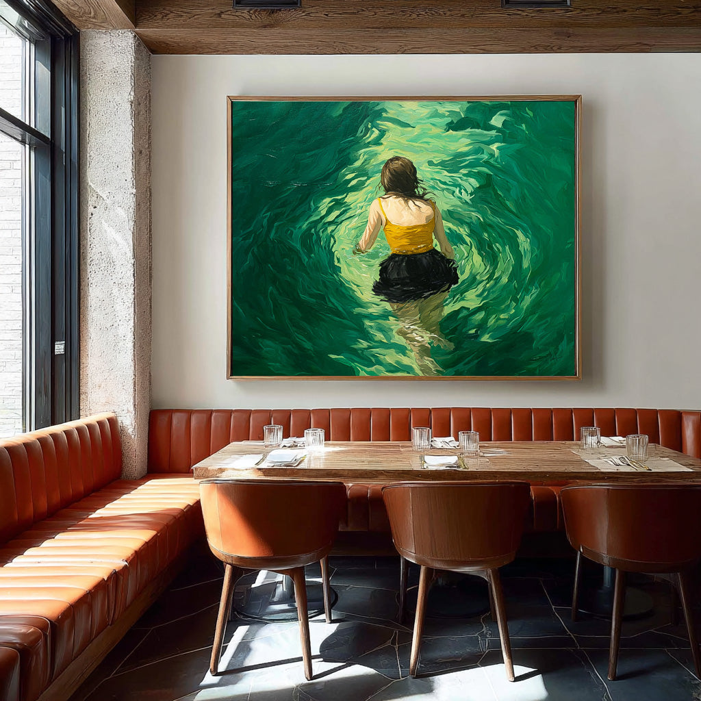 Wall Art People Freeing Energetic Retro Pop