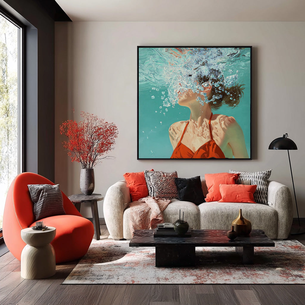 Wall Art People Freeing Energetic Summer