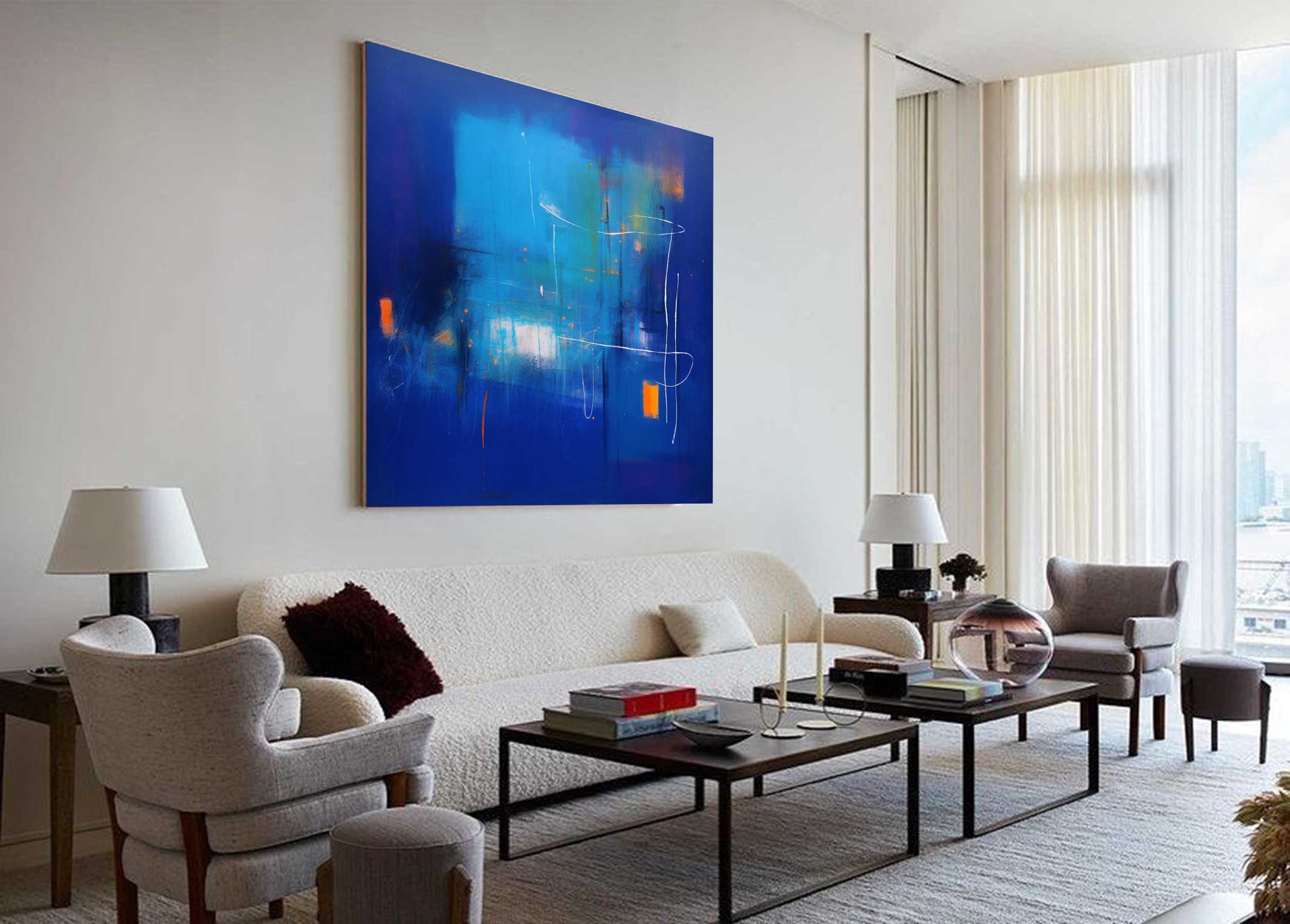 Abstract Canvas Art AB206 - Neutralighting