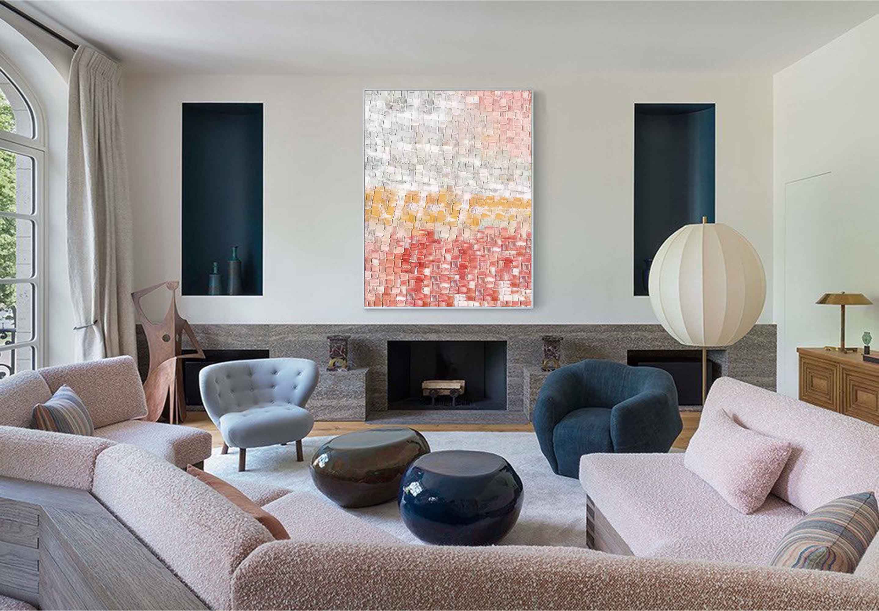 Wall Art Abstract Bold Color Playful